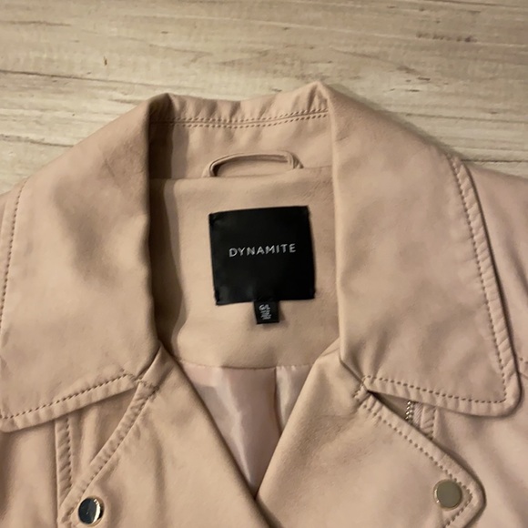 Pink pleather jacket - Picture 2 of 2